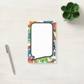 Kleurrijke Moderne Leuke Comic Book Speech Bubble Post-it® Notes (Kantoor)