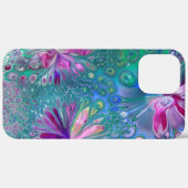 Kleurrijke Moderne Meisje Bloemen Vloeibare Kunst Case-Mate iPhone Case (Achterkant (horizontaal))