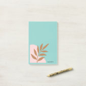 Kleurrijke moderne minimalistische Boho Retro Post-it® Notes (Op bureau)