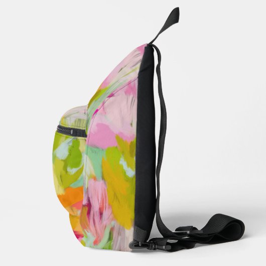 Kleurrijke Moderne Monogram Sling Bag (Rechts)