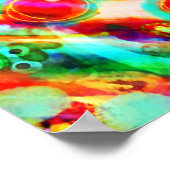 Kleurrijke moderne Motivatie citaat inspirerend Poster (Hoek)