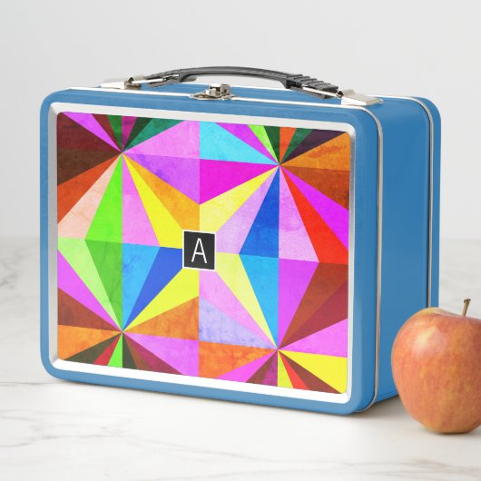 Kleurrijke moderne multi-gekleurde geometrische | (In situ)