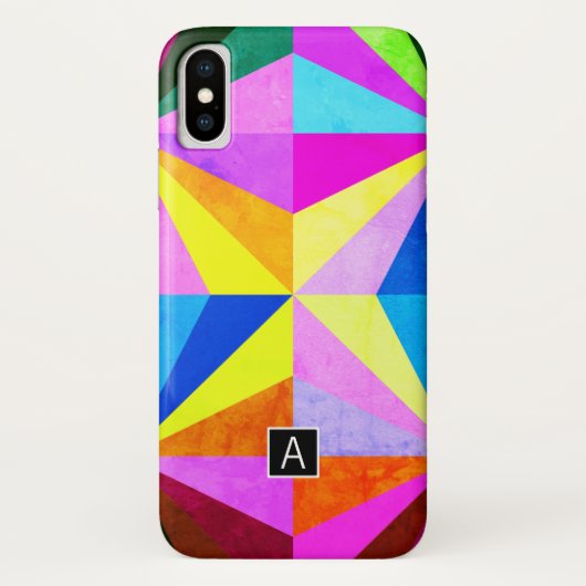 Kleurrijke moderne multi-gekleurde geometrische | Case-Mate iPhone case (Achterkant)