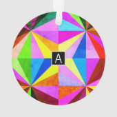 Kleurrijke moderne multi-gekleurde geometrische |  ornament (achterkant)