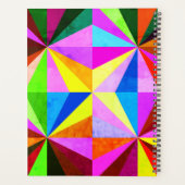 Kleurrijke moderne multi-gekleurde geometrische | planner (Achterkant)
