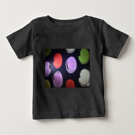 Kleurrijke moderne patroon Polka Dot Art Print (Voorkant)