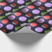 Kleurrijke moderne patroon Polka Dot Art Print Cadeaupapier (Hoek)