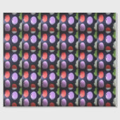 Kleurrijke moderne patroon Polka Dot Art Print Cadeaupapier (Vlak)