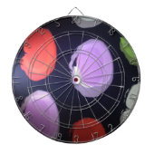 Kleurrijke moderne patroon Polka Dot Art Print Dartbord (Voorkant)