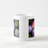 Kleurrijke moderne patroon Polka Dot Art Print Koffiemok (Center)