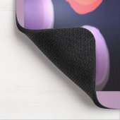 Kleurrijke moderne patroon Polka Dot Art Print Muismat (Hoek)