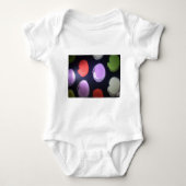Kleurrijke moderne patroon Polka Dot Art Print Romper (Voorkant)