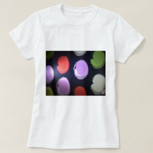 Kleurrijke moderne patroon Polka Dot Art Print T-shirt