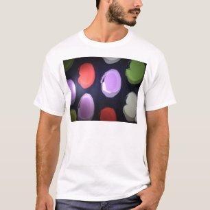 Kleurrijke moderne patroon Polka Dot Art Print T-shirt