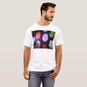 Kleurrijke moderne patroon Polka Dot Art Print T-shirt (Voorkant volledig)