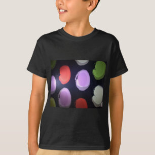Kleurrijke moderne patroon Polka Dot Art Print T-shirt