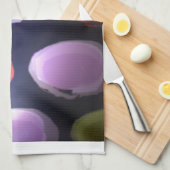 Kleurrijke moderne patroon Polka Dot Art Print Theedoek (Quarter Fold)