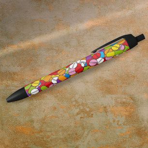Kleurrijke Moderne Pillen Zwarte Inkt Pen
