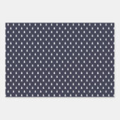 Kleurrijke moderne plaid en kerstbomen inpakpapier vel (Voorkant 2)