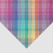 Kleurrijke moderne regenboogstrips tissuepapier (Detail)