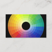 Kleurrijke moderne schilder Visitekaartjes (Achterkant)