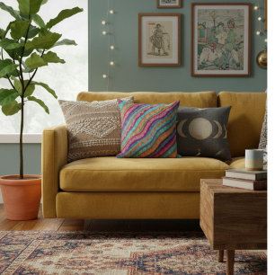 Kleurrijke moderne stijlvolle chic geometrische  kussen