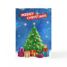 Kleurrijke moderne stijlvolle vrolijke kerstvakant