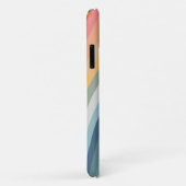 Kleurrijke moderne stripes met handtekeningen Case-Mate iPhone case (Achterkant/rechts)