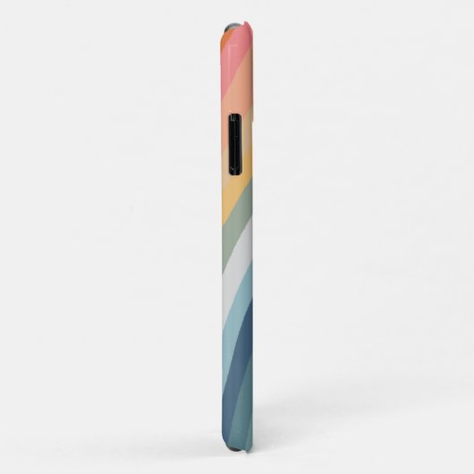 Kleurrijke moderne stripes met handtekeningen Case-Mate iPhone case (Achterkant/rechts)