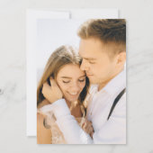 Kleurrijke moderne tropische Waterverf bloemenbrui Save The Date (Achterkant)