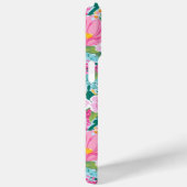 Kleurrijke Moderne Tuin Monogram Case-Mate iPhone Case (Achterkant / Rechts)