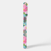 Kleurrijke Moderne Tuin Monogram Case-Mate iPhone Case (Achterkant / Rechts)