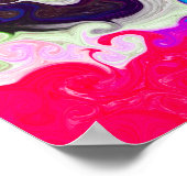 Kleurrijke moderne, vloeiende kleuren voor het sch poster (Hoek)