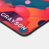 Kleurrijke Moderne Voetbal Sport Gepersonaliseerde Bureaumat (Hoek)