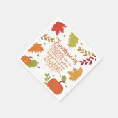 Kleurrijke moderne Vriendschappen geven servet (Hoek)