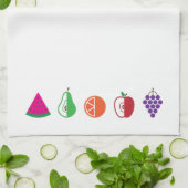 Kleurrijke moderne vruchten theedoek (Gevouwen)