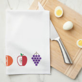 Kleurrijke moderne vruchten theedoek (Quarter Fold)