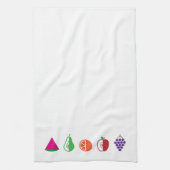 Kleurrijke moderne vruchten theedoek (Verticaal)