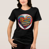 "Kleurrijke moed" Tri-Blend Shirt (Voorkant)