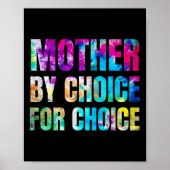 Kleurrijke moeder naar keuze voor feministisch rec poster (Voorkant)
