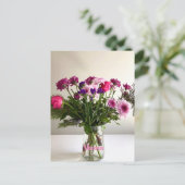 Kleurrijke Moederdag Mama Boeket + aangepaste opti Briefkaart (Staand voorkant)