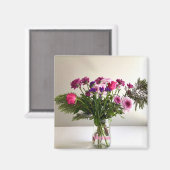 Kleurrijke Moederdag Mama Boeket + aangepaste opti Magneet (Voorkant / Achterkant)