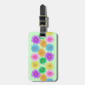 Kleurrijke Moeders Bloemen Chrysanten Bagagelabels (Voorkant verticaal)