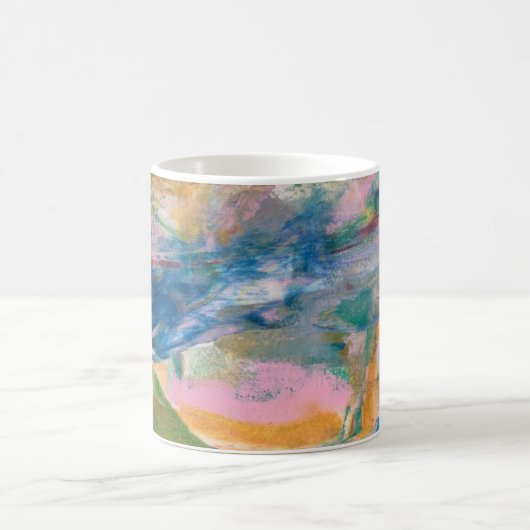 Kleurrijke Mok esthetische Blue Wave Tea Coffee Cu (Center)