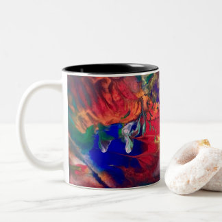 Kleurrijke Mok Hippie Tie Dye Groovy Coffee Mok
