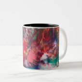 Kleurrijke Mok Hippie Tie Dye Groovy Coffee Mok (Voorkant rechts)