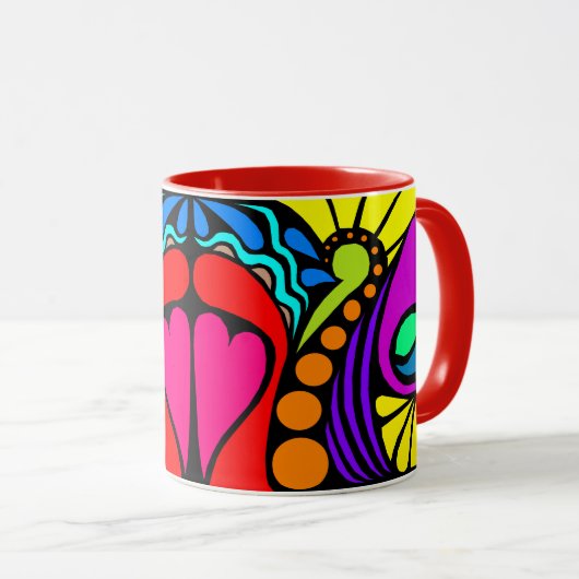 Kleurrijke Mokken 3 (Voorkant rechts)