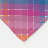 Kleurrijke molenregenboogstrips fleece deken (Hoek)