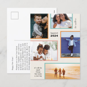 Kleurrijke Momenten Vakantie Foto Briefkaart
