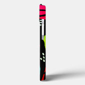 kleurrijke Monarch Vlinder Telefoon Case roze blau (Achterkant / Links)